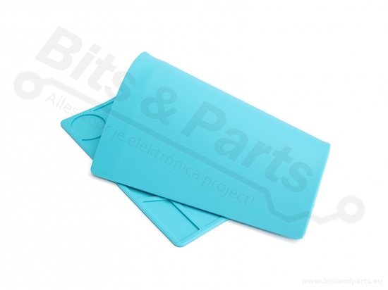 Silicone work mat 34cm x 23cm x 5mm blue